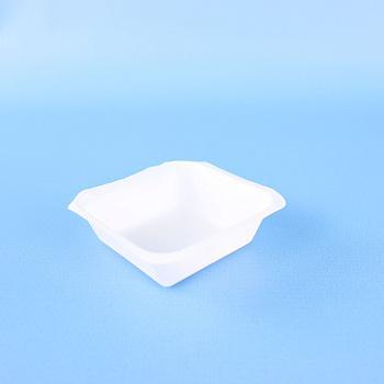 Ёмкость для взвешивания 100 мл, 80х80 мм, белая, прямоуг.,250 шт/упак