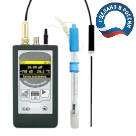 Электронный pH-метр/иономер ПИОН-5, pH 0-14, портативный (с поверкой)