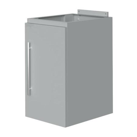 Тумба подвесная 400х505х700 мм, металл, высокая, с прав., дверью - Под заказ