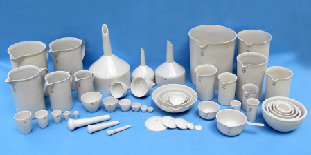 Кружка химическая, 1500 мл, 120/195 мм, фарфор