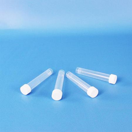 Пробирка цилиндрическая 10 мл, 16х100 мм, п/п, нестерил., с град-ой, с винт., крышкой, с юбкой уст-ти, 100 шт/упак, Med - В наличии