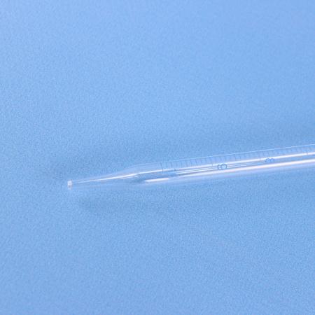 Пипетка градуированная 3-2-2-10, 10 мл, полный слив, с расширением, 2-го кл.точности, 5 шт/упак, (ГОСТ 29227-91)