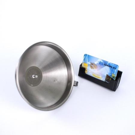 Воронка с фильтром из нержавейки диаметр 150 мм Воронка с фильтром из нержавейки диаметр 150 мм