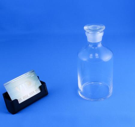 Склянка (штанглас) 5drops, 500 мл, светлое стекло, с притёртой пробкой, узкое горло