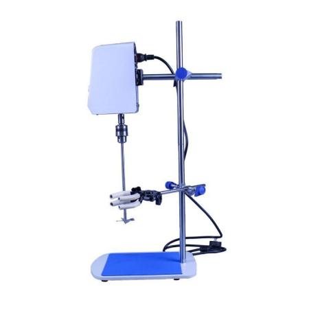 Комплект: Верхнеприводная мешалка 5drops-20, 200 Ватт, до 20 литров, цифровой дисплей + мешальники 4 шт.