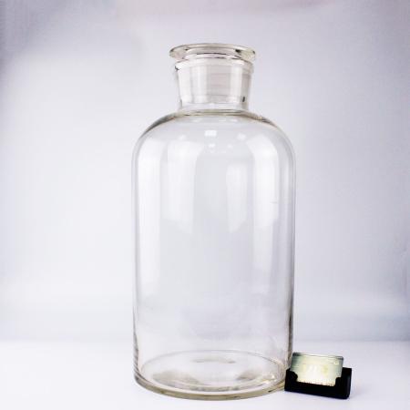 Склянка (штанглас) 5drops, 20000 мл, светлое стекло, с притёртой пробкой, широкое горло