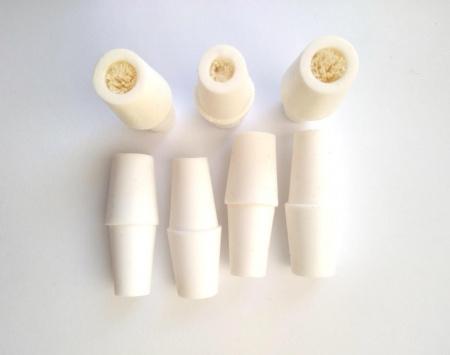 Пробка силиконовая № 14,5, с каналом и жгутом, 100 шт/упак - В наличии