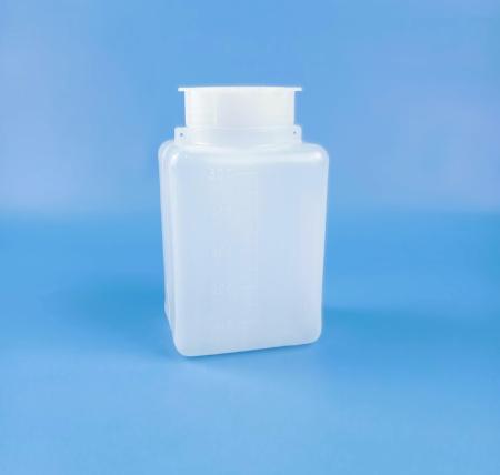 Бутыль квадратная, 500 мл, ПЭВП, 70х80х138 мм, градуированная, Aptaca