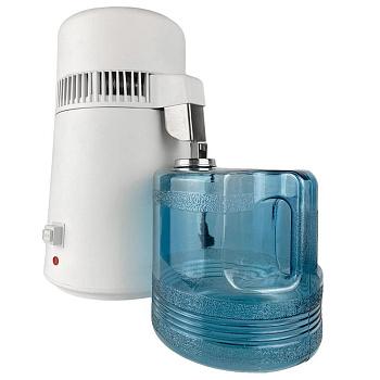 Электрический аквадистиллятор 1 л/ч, пластиковый белый корпус, пластиковый сборник Электрический аквадистиллятор 1 л/ч, пластиковый белый корпус, пластиковый сборник