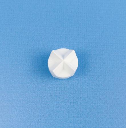 Якорь для магнитной мешалки ребристый двусторонний диам.20 мм, высота 16 мм, фторопласт