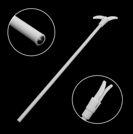 Мешальник для верхнеприводных мешалок, 2 лопасти, нержавеющая сталь с фторопластовым покрытием, 250 мм