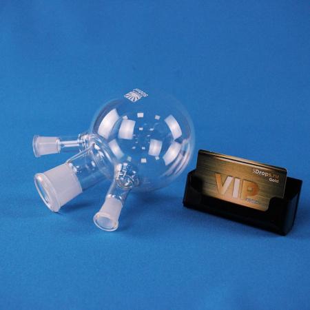 Колба трехгорлая КГУ-3-1-500, 500 мл, шлифы 29/32-14/23-14/23