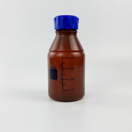 Банка для реактивов 5drops GL45, 500 мл, полипропилен, темная, с синей винтовой крышкой - В наличии