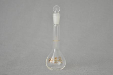Колба мерная 2-25-2, 25 мл, 2 класс точности, стеклянная пробка, шлиф 10/19  - В наличии