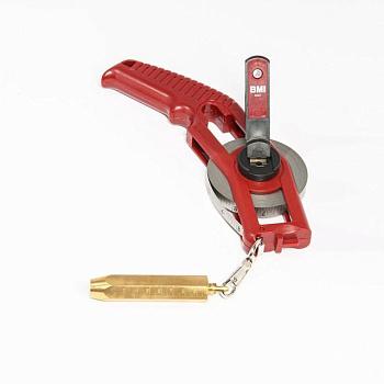 Рулетка 15 метром, с латунным лотом на 0,305 кг, для измерения уровня нефти и нефтепродуктов