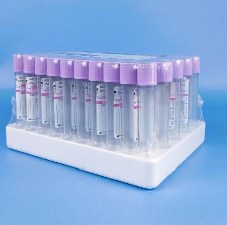 Пробирки вакуумные с ЭДТА К3, 9 мл, 16х100 мм, 100 шт, пластик, для гематологических исследований, CV - В наличии
