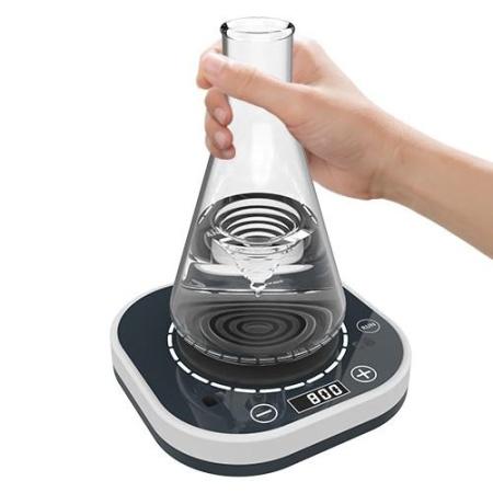 Мини вихревой смеситель (вортекс) 5drops-VM-400, с цифровой индикацией и регулировкой 100-3000 об/мин, до 50 мл