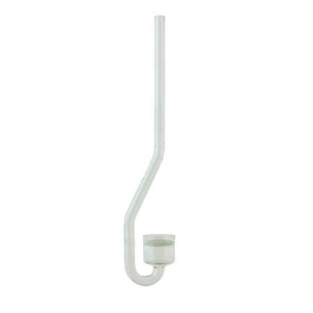 Газопромыватель стеклянный ГФИ-20 мм, изогнутый, с фильтром ПОР 250 мкм, (ГОСТ 25336-82) - В наличии