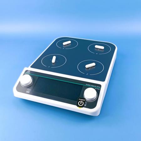 4-х местная магнитная мешалка без нагрева c ЖК-дисплеем 5Drops-MMS-4PRO на 500 мл - В наличии