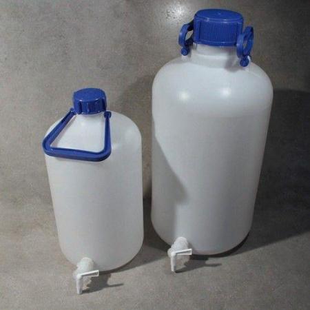 Бутыль с краном Вульфа, ПЭНД, 25000 мл, A. Бутыль с краном Вульфа, ПЭНД, 25000 мл, A. - Под заказ