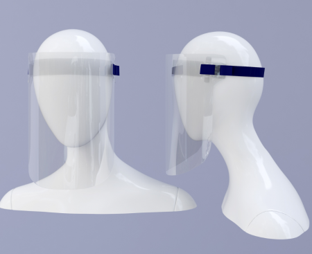 Защитная прозрачная маска для лица, щиток маска - Под заказ