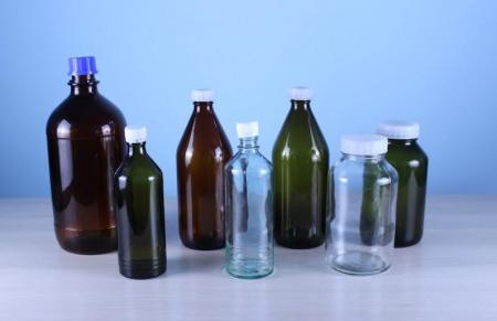 Бутыль для реактивов 2500 мл темное стекло без градуировки, с прокладкой и кпв Бутыль для реактивов 2500 мл темное стекло без градуировки, с прокладкой и кпв