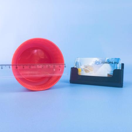 Банка для реактивов 1000 мл, стекло Boro 3.3, светлое стекло, широкое горло GL80, с винтовой крышкой, градуированная