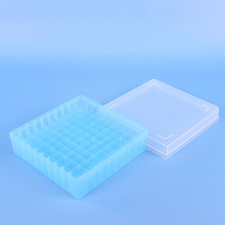 Штатив-бокс для криопробирок на 2 мл, ячейка 12 мм, 100 гнезд, п/п
