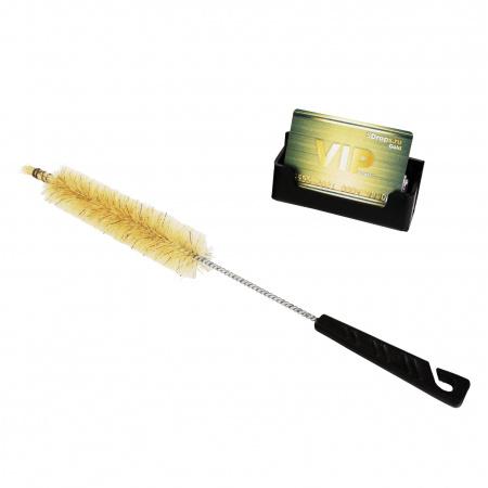 Ерш для пробирок, длина 340 мм, щетка 35х135 мм, натуральная щетина, с пластм.,ручкой