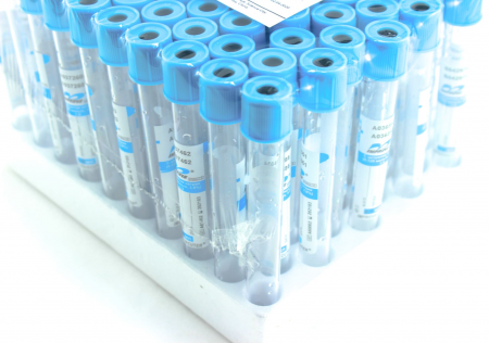 Пробирки цитрат натрия 3,8%, 13х100 мм, 5,4 мл, пластик,для коагулологических исследований, упаковка 100 шт - Под заказ