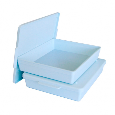 Лоток прямоугольный с крышкой, без ячеек, ЛПпу-0,5 на 500 мл (200 х 154 х 40) мм - В наличии