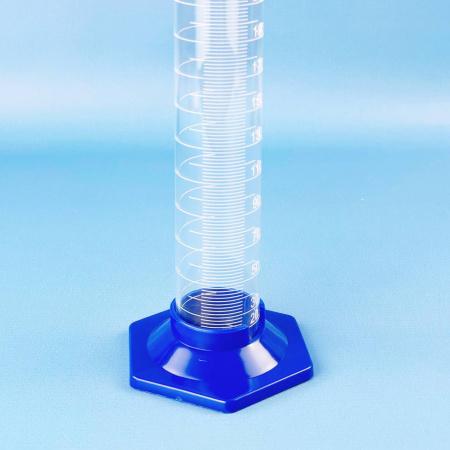 Цилиндр мерный 5drops 3-250-2, 250 мл, стекло, с пластиковым основанием, с носиком, градуированный