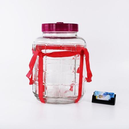 Банка (бутыль) стеклянная объёмом 12 литров с гидрозатвором