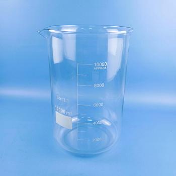 Стакан лабораторный низкий 5drops Н-1-10000, 10000 мл, стекло Boro 3.3, градуированный