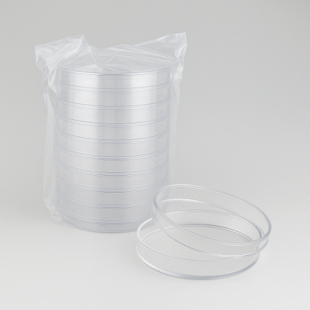 Чашка Петри, 90/15 мм, стерильная, полистирол, 10 шт/упак - В наличии