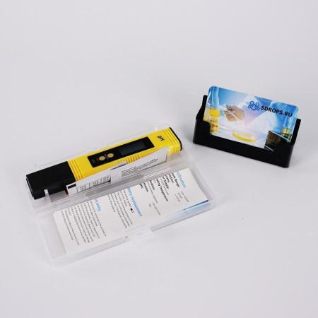 Цифровой pH-метр, pH 0-14, ручная калибровка