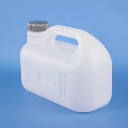 Контейнер для мочи (Канистра мочеприемник) 5л, ПЭ, с ручкой, горло 45 мм, с завинч. крышкой