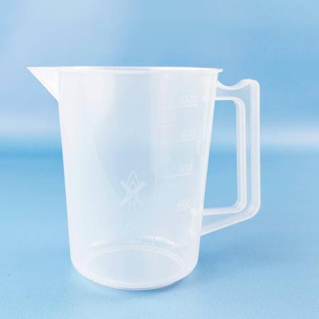 Мензурка (Стакан) с ручкой 5drops-1000, на 1000 мл, полипропилен, градуированная - В наличии