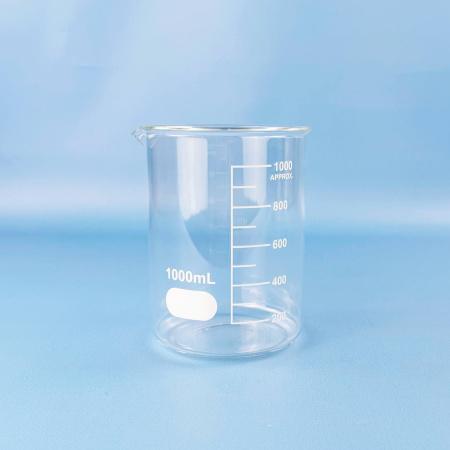Стакан лабораторный низкий 5drops Н-1-1000, 1000 мл, стекло Boro 3.3, градуированный - В наличии