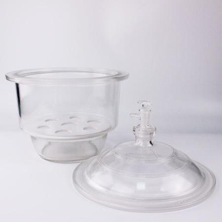 Эксикатор вакуумный 5drops 1-240 мм, 240 мм, с краном, светлое стекло