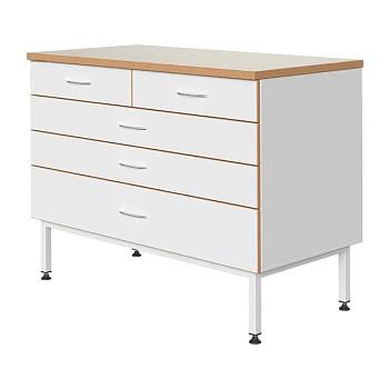 Стол-тумба 1200x600x900, столешница из керамогранита, ЛДСП каркас