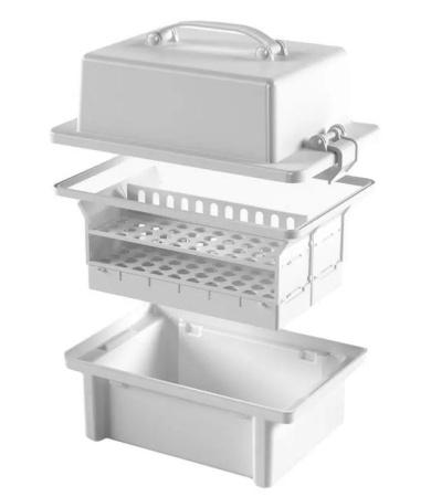 Укладка-контейнер 350х225х270 мм, исп., 2, для пробирок и малогабаритных мед., изделий, 1 шт - Под заказ