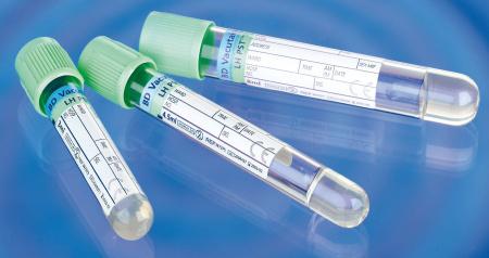 Пробирки вакуумные с литий гепарином и гелем, 6 мл, 13х100 мм, 100 шт, пластик, для исследования плазмы