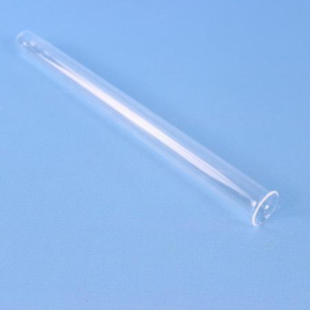 Пробирки лабораторные, 90 мл, цилиндрические, кварцевое стекло, без пробки и делений, 1 шт/упак