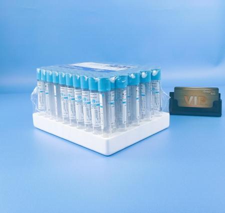 Пробирки вакуумные с цитратом натрия 3,2%, 8,1 мл, 16х100 мм, пластик, 100 шт, для коагулологических исследований, СV