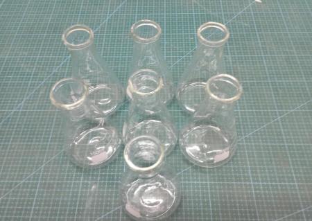 Уценка: Колба коническая (Эрленмейера) 5drops КН-2-150-22, 150 мл, горло 22 мм, стекло Boro 3.3, без шлифа