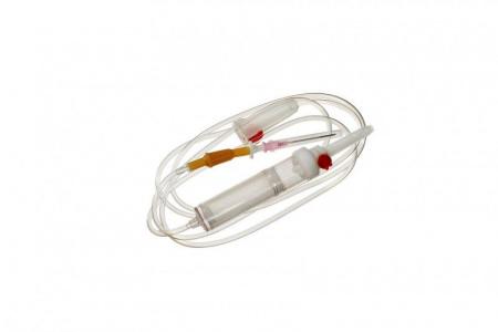 Инфузионная система для переливания растворов с пластиковым шипом, игла 18G (1.2*40), 400 шт/упак ST - В наличии