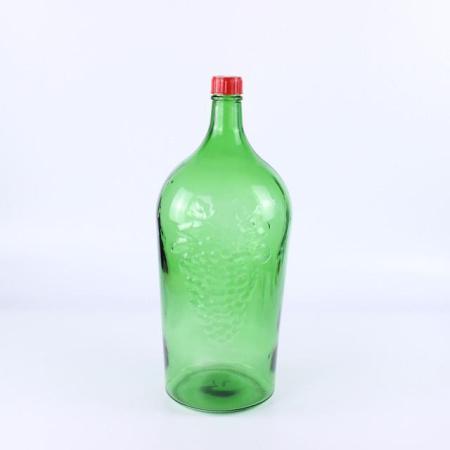 Бутыль винная 7 литров "ПУЗАН", зеленое стекло - Под заказ