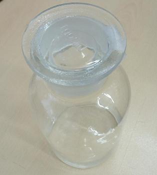 Уценка: Склянка (штанглас) 5drops, 1000 мл, светлое стекло, с притёртой пробкой, широкое горло