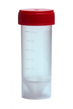 Контейнер с завинчивающейся крышкой, 30 мл, упаковка 700 шт - Под заказ